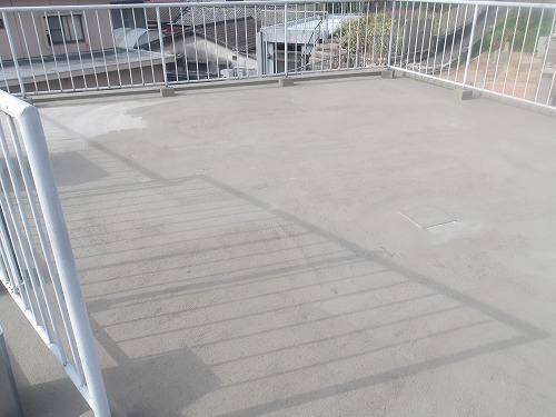 倉敷市児島N社様　ウレタン防水通気緩衝工法