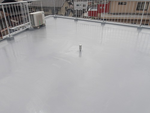 倉敷市児島N社様　ウレタン防水通気緩衝工法